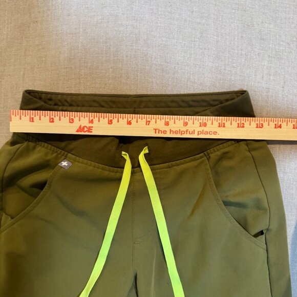 Figs Olive Green Jogger Pants - Picture 3 of 10